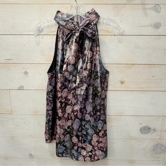 J. Crew Metallic floral jacquard Halter ❤️ - Picture 7 of 7